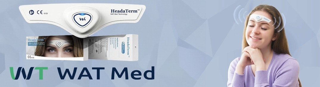 HeadaTerm Migraine Headache Relieft TENS Treatment Banner