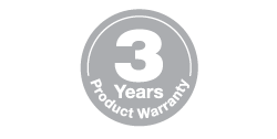 3 Years Product Warranty