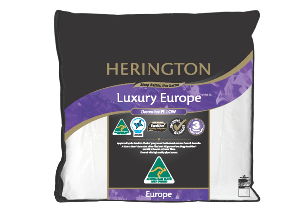 Herington Luxury European Pillow Packaging