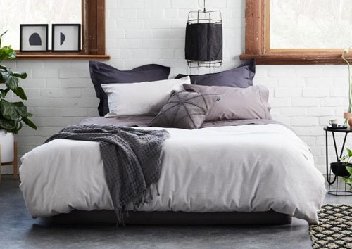 Linen Cotton natal Quilt Cover Set