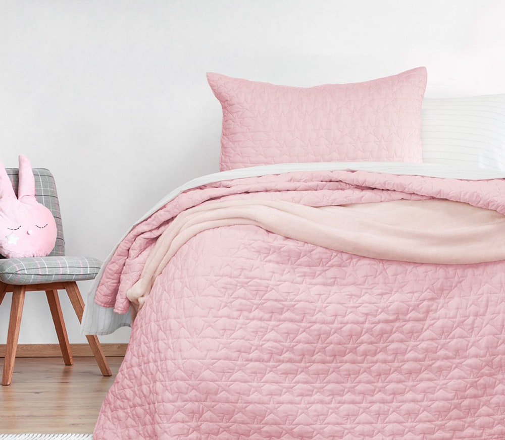 Jelly Bean Kids Bobby Coverlet Set Pink