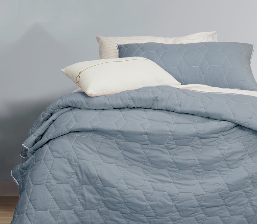 Jelly Bean Kids Bolston Coverlet Set Pale Blue