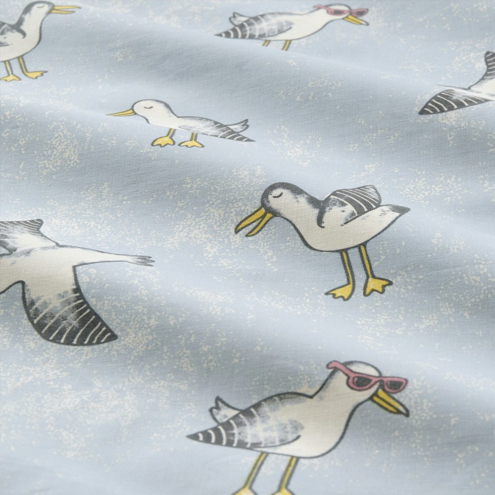 Printed seagulls