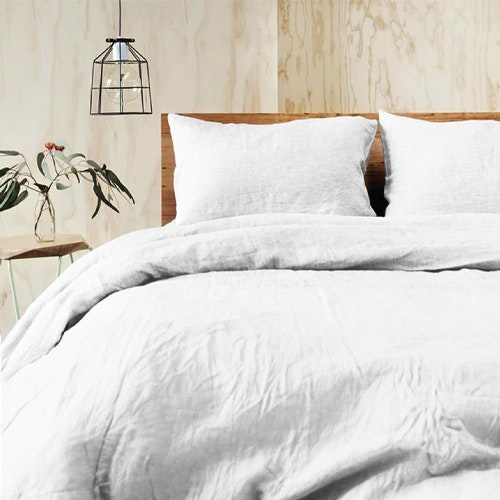 Jenny McLean Doux 100% Pure Linen Sheet Set Lifestyle