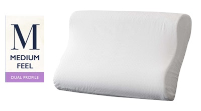 John Cotton Classic Talalay™ Latex Pillow Dual-Contour Medium Feel
