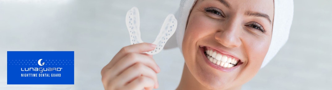 LunaGuard Nighttime Teeth Grinding and Clenching Dental Guard Banner