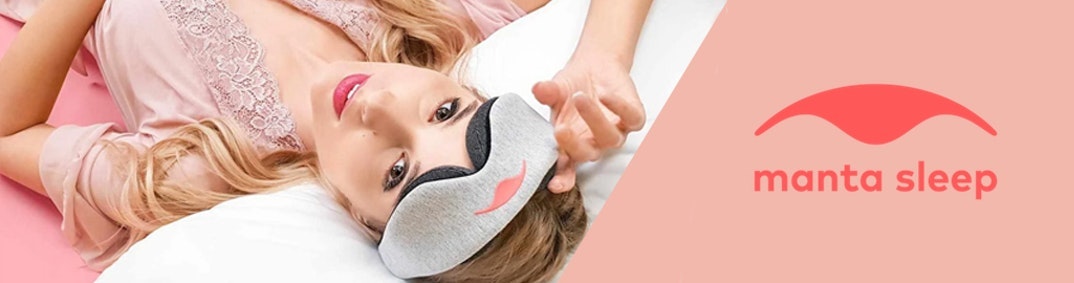 Manta Sleep Mask Banner