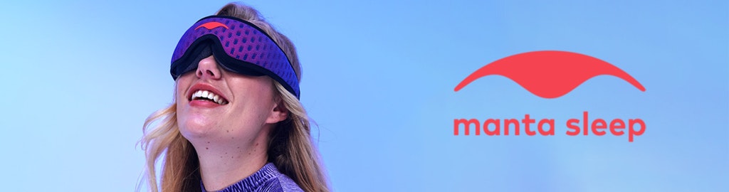 MantaPro Adjustable Pro Sleep Mask Desktop Banner