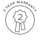 2 Year Warranty