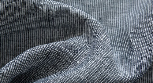 Natural Home Classic Pinstripe Linen Sheet Set Dark