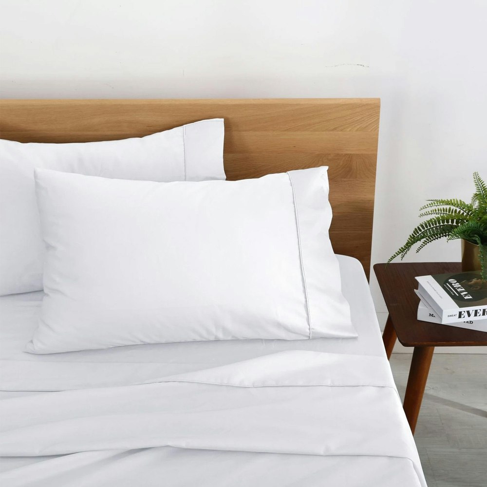 Natural Home Organic Cotton Sheet Set Blush Colour