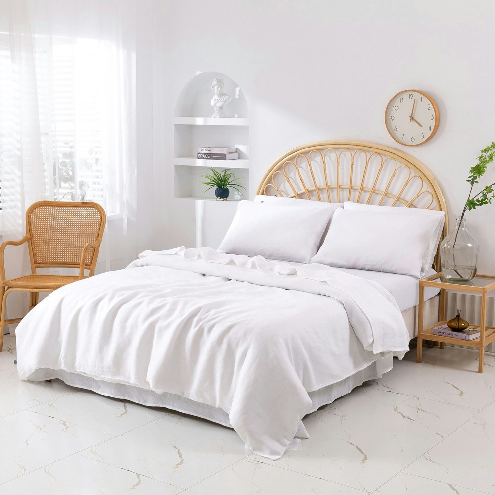 Natural Home Vintaged Hemp Quilt Cover Set