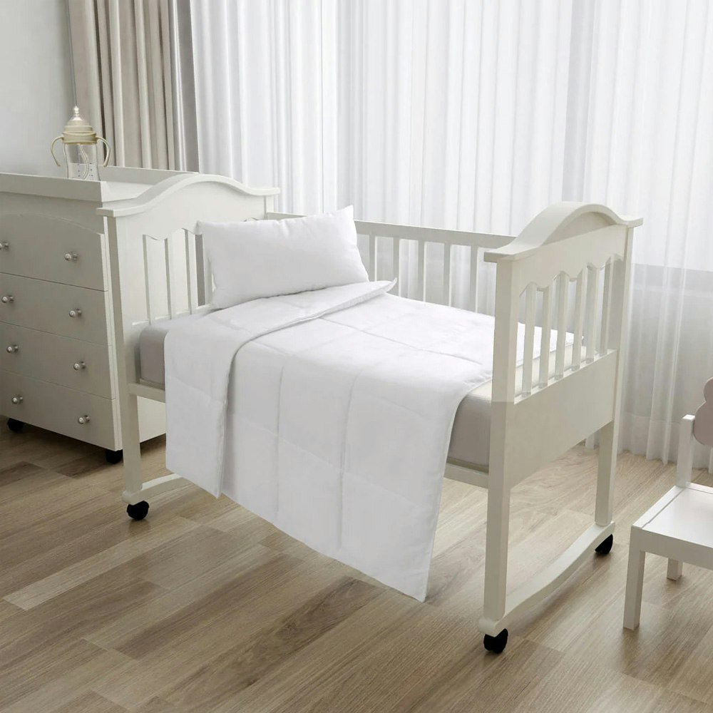 Natural Home Warm Winter Weight Ingeo Cot Quilt 450GSM