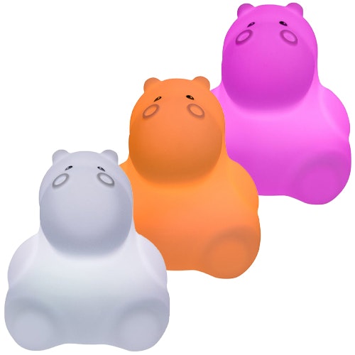 Harry the Hippo Night Light Colour Cycle