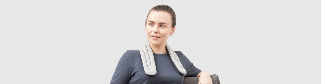 OstrichPillow Heated Neck Wrap Bottom Banner