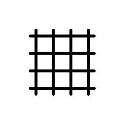 Contemporary yet classic waffle weave