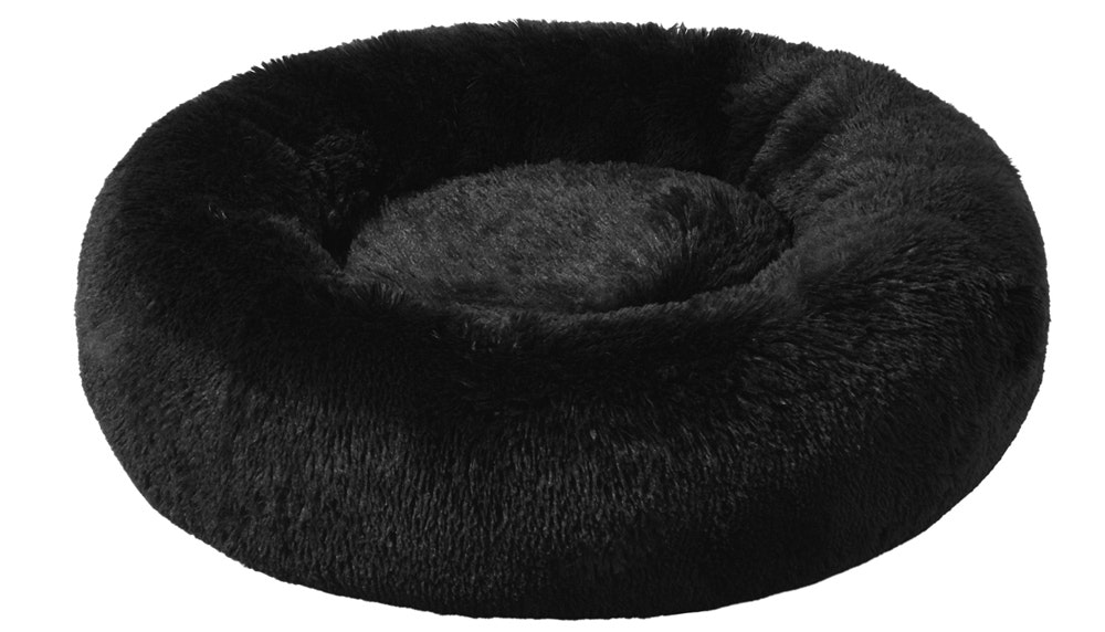 Paw Paws Faux Fur Pet Donut Bed