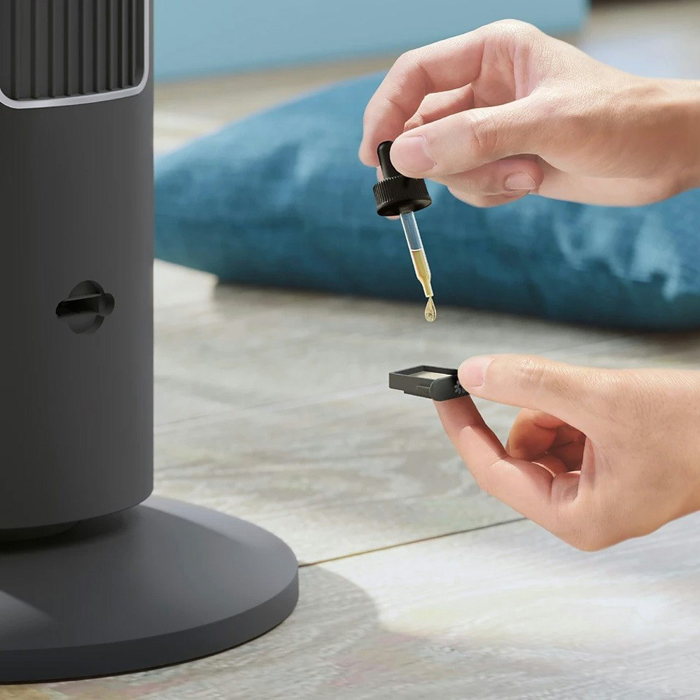 Clean air at the touch of a button