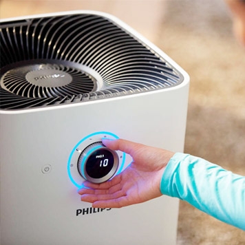 Philips White PowerCube Series 6000 Air Purifier