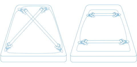 Protect-A-Bed Sheet Straps for Adjustable Beds 