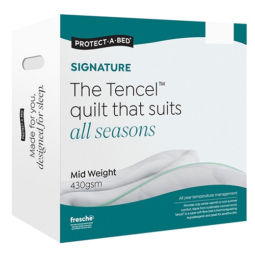 Protect-A-Bed Signature Tencel Summer Weight Quilt 430gsm
