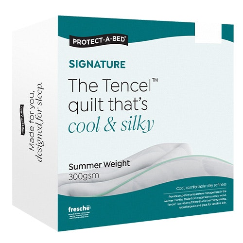 Protect-A-Bed Signature Tencel Cool and Silky Quilt 300gsm