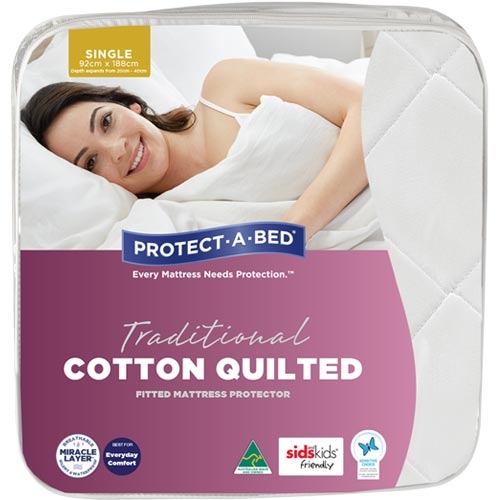 Protect-A-Bed Super Absorbent Premium Cotton Terry Waterproof