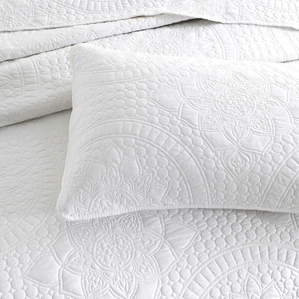 Renee Taylor Asher Jacquard Coverlet Set