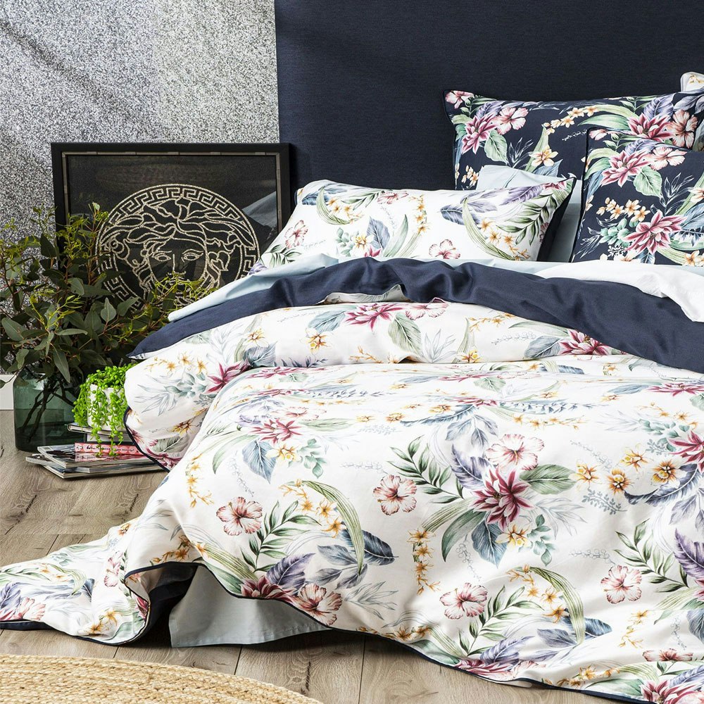Renee Taylor Veronica 300 Thread Count Cotton Quilt Cover Set