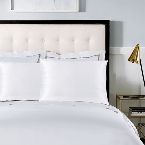 Pillowcase in bed