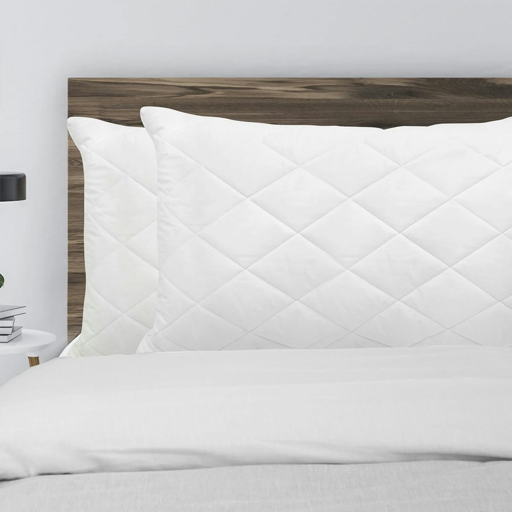 Royal Comfort Luxury Bamboo Blend Quilted Twin Pack Pillow