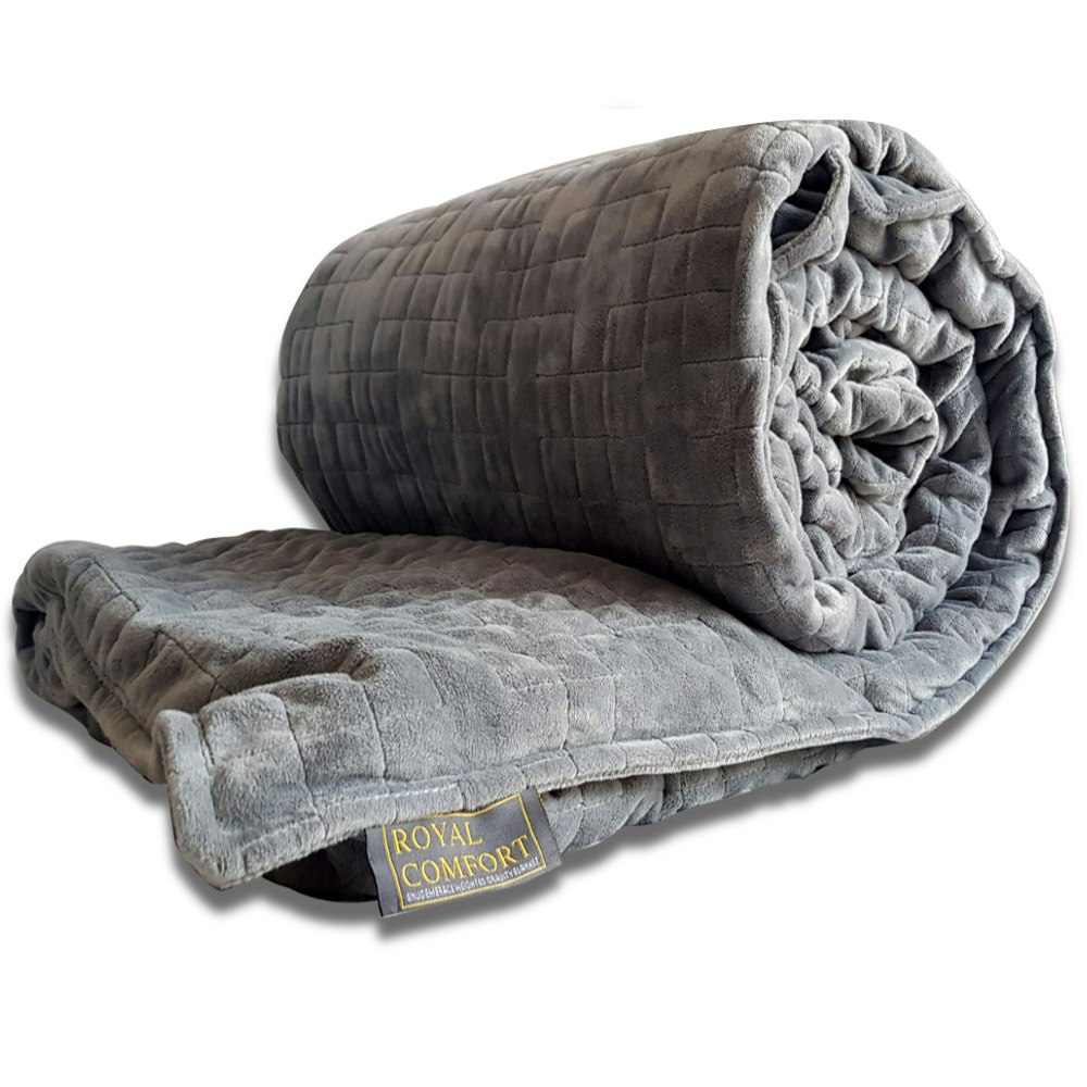 Rolled weighted blanket
