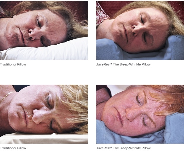 See the Difference with Juverest The Sleep Wrinkle Pillow