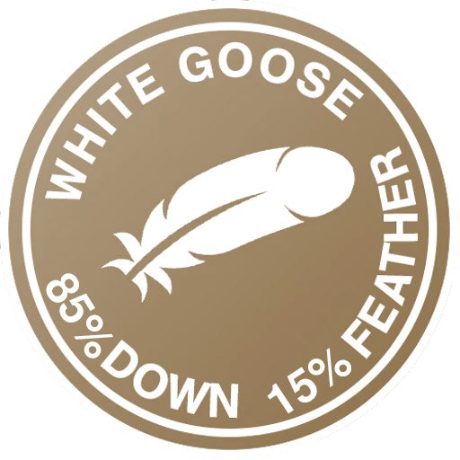 White Goose Down Feather