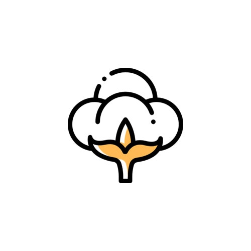 100% Cotton cover Logo