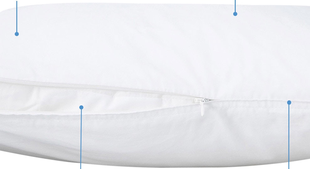 Sheridan Deluxe Body Pillow Diagram