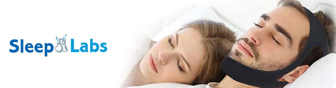 SleepLabs Deluxe Anti Snoring Chin Strap Banner