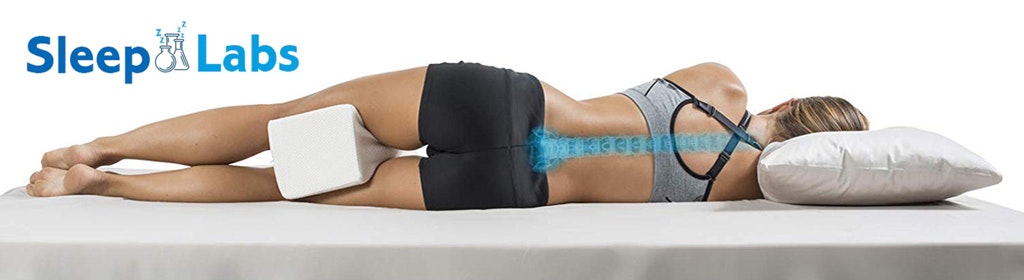 SleepLabs Knee Pillow Desktop Banner