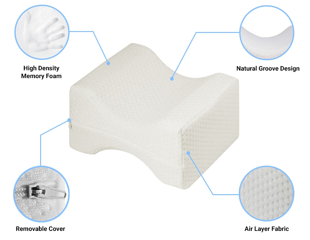 Knee Pillow Features Diagram