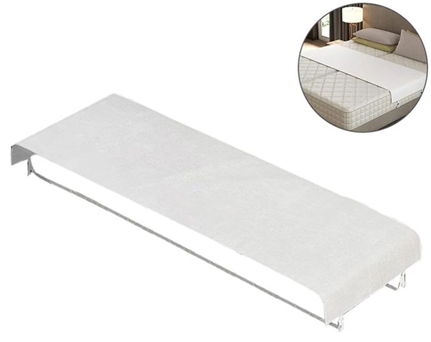 Split King Bed Bridge Connector Strap White