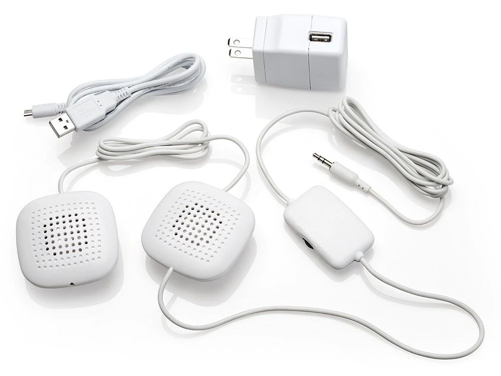 Sound Oasis PA-200 Amplified Stereo Pillow Speakers with Inline Volume Control Speakers