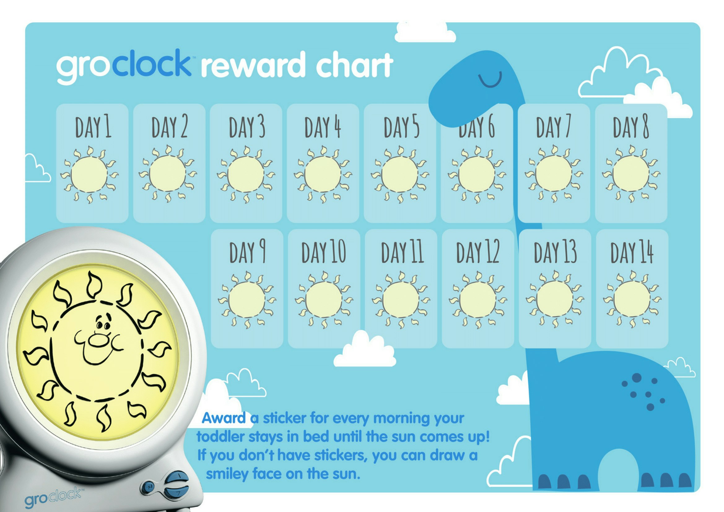 Ollie the Owl Groclock Reward Chart