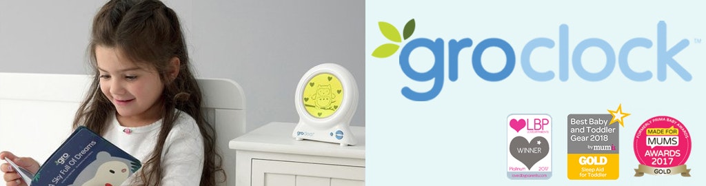 Ollie the Owl Groclock Childrens Sleep Training Clock With Book
