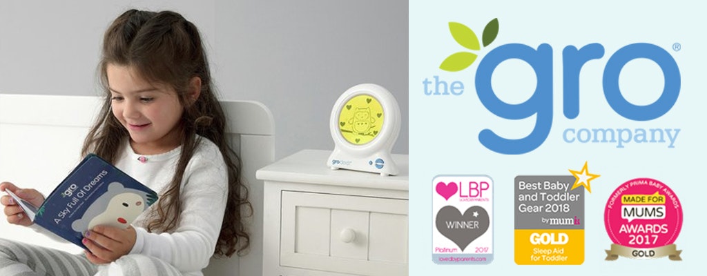 Ollie the Owl Groclock Childrens Sleep Training Clock With Book