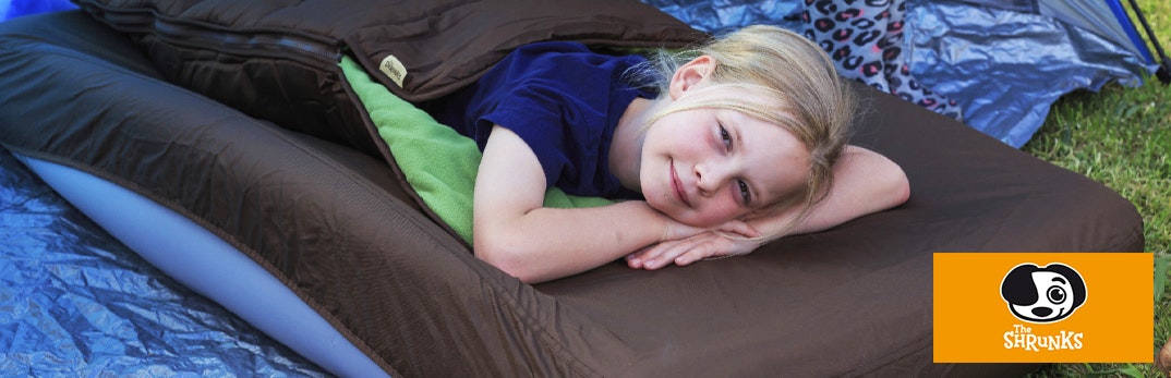 The Shrunks Outdoor Toddler Travel Bed Bundle Banner