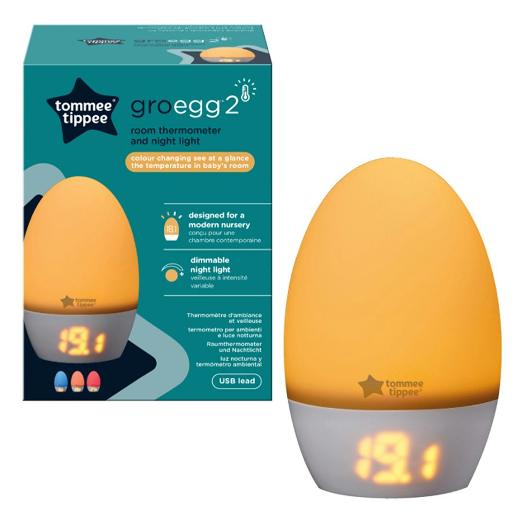 Tommee Tippee Groegg 2 Baby Nursery Room Temperature Digital Thermometer