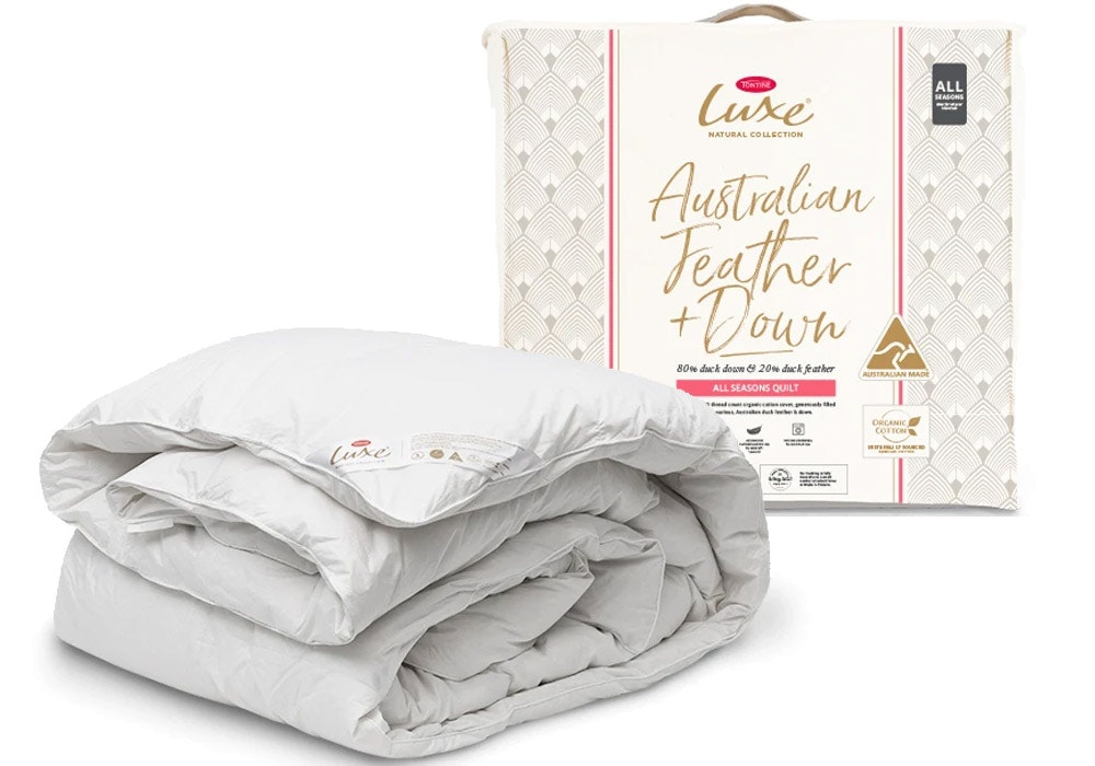 Tontine Luxe Australian 80/20 Feather and Down All Seasons Quilt