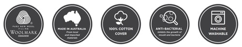 Tontine Luxe Washable Wool Quilt Icons