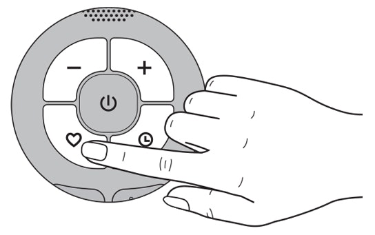 Heartbeat button