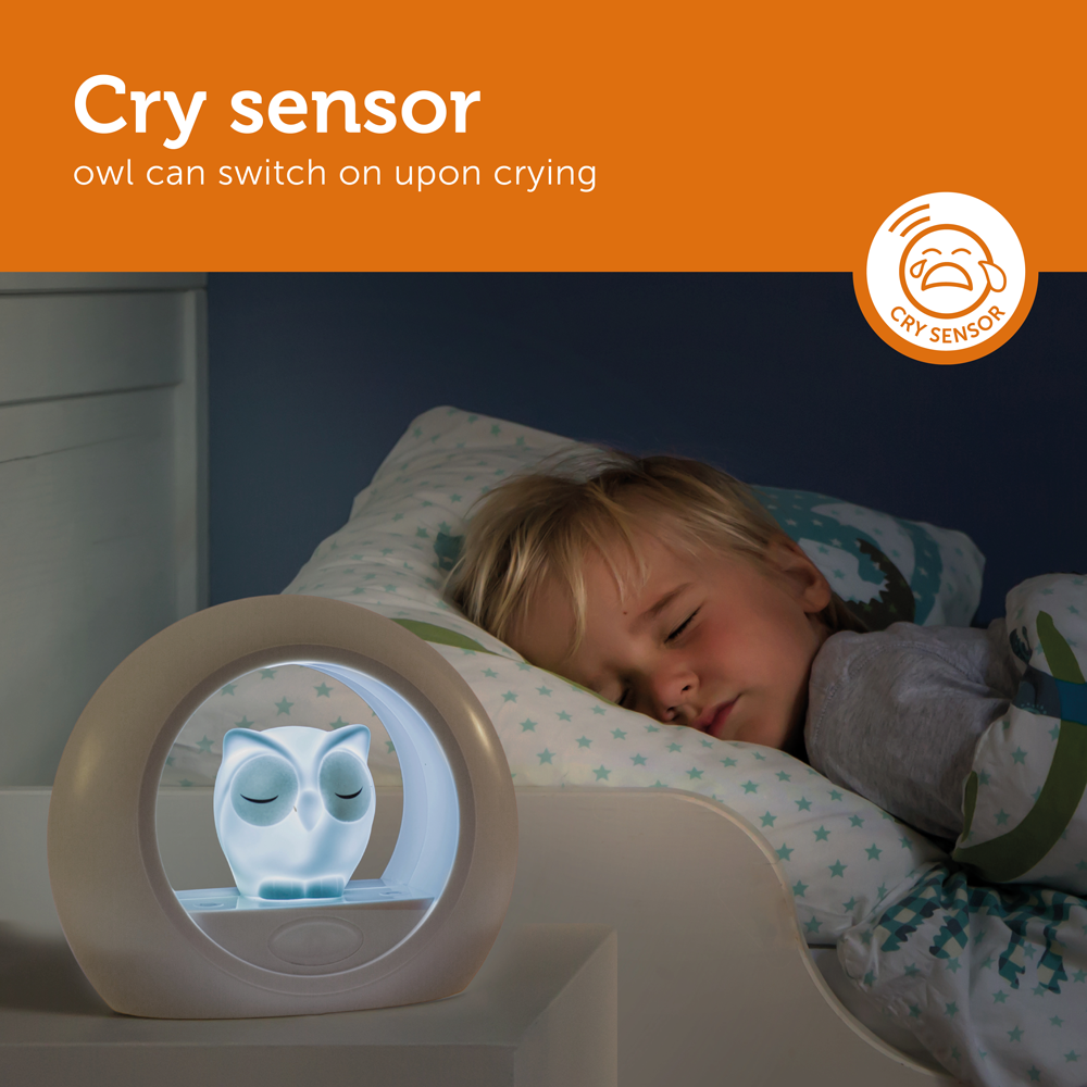 ZAZU Lou the Owl Nightlight with Voice Activation